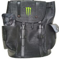 Monster Energy Drink Backpack Large Leather Rucksack Mini Trunk Promotional NEW
