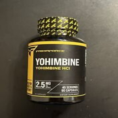 Primaforce Yohimbine HCl 2.5mg Premium Supplement 90 Vegetarian Capsules 11/2026