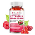 Potassium Magnesium Supplement Gummies with Potassium Citrate 200mg ,