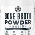 Bone Broth Powder, Pure Grass Fed Beef Bone Broth Protein, Unflavored, 2 lb
