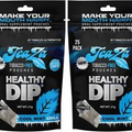 Teaza Herbal Energy Pouches Healthy Dip Pouches Cool Mint Chill (2 Pack)