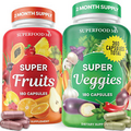 Superfood Fruit and Veggie Supplement - 360 Whole Super Fruit and Vegetable Supp