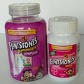 Lot Of 2 Flintstones Complete Childrens Multivitamin 70Ct & With Iron 60 Gummies