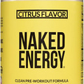 NAKED Nutrition Naked Energy, Citrus Flavored Clean Pre Workout Sup, 30 Servings