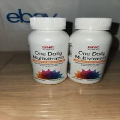 (2) GNC Women's One Daily Multivitamin Energy and Metabolism, 60 Caplets Each
