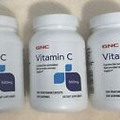 GNC Vitamin C-500 mg Antioxidants Immune Support 250 VegCaps Exp 12/24 Lot Of 3