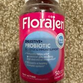 Florajen Digestive+ Probiotic 50 Gummies. Digestive & Immune Support