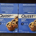 2 Boxes of Quest Nutrition Blueberry Muffin Protein Bars, 12 Count Each Box