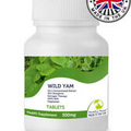 Wild Yam 500mg Vegetarian Tablets Estrogen - Choose Pills Quantity