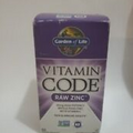 Garden of Life Vitamin Code RAW Zinc Capsules 60 Count