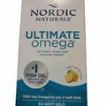 Nordic Naturals Ultimate Omega 1280mg Omega-3 60 Soft Gels EXP 01/27