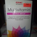 GNC Women's Multivitamin Ultra Mega Caplets - 90 Count 45 Day Supply Dated 3/24
