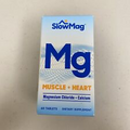 SlowMag Mg Muscle + Heart Magnesium Chloride + Calcium 60 Tablets Exp 5/24