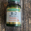 Nature's Bounty Vitamin B-2 100 mg Tablets 100 Tablets Exp 05/2024 New Sealed.