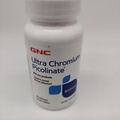 GNC Gluten-Free Ultra Chromium Picolinate 800mcg 60 Capsules Exp 10/2025
