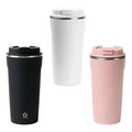 Electric Protein Shaker Bottle 13.5oz Coffee Cup for Fitness Home Gym Sports