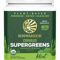 Sunwarrior Ormus Supergreens, Organic Greens Superfood Powder, Mint 225g, 7.9oz