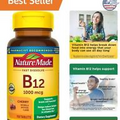 Sugar-Free B12 1000mcg Tablets for Energy Metabolism - Pharmacist Recommended