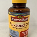 Flaxseed Oil 1400 mg 100 Softgels By Nature Made - Exp: 06/2025