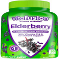 Vitafusion Elderberry Gummy Vitamins, 90ct Elderberry Gummy Vitamins, Chewables