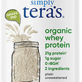 Tera'S Whey Grass Fed Organic Whey Protein, Plain, 12 Ounce