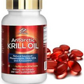 Nu-Health Antarctic Krill Oil 500mg 60 sg with Phospholipids DHA EPA Astaxanthin