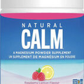 Natural Calm Magnesium Citrate Powder Raspberry Lemon Flavor 226g,