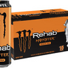 Rehab Peach Tea + Energy, Energy Iced Tea, Energy Drink, 15.5 Ounce (Pack of 15)