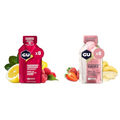 GU Energy Original Sports Nutrition Energy Gel, 8-Count, Raspberry Lemonade and Strawberry Banana Flavors, Vegan, Gluten-Free