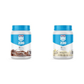 Muscle Milk Zero Protein Powder, Chocolate & Vanilla, 15g Protein, 1.65lb, 25 Servings Bundle