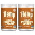 Just Hemp Foods Hemp Protein Powder Plus Fiber, Non-GMO Verified with 11g of Protein & 11g of Fiber per Serving, 16 oz - Packaging May Vary (Pack of 2)
