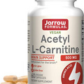 Jarrow Formulas Acetyl L-Carnitine 500 mg 60 veg Capsules Brain Support EXP 2/25