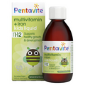 Pentavite Multivitamin + Iron Kids Liquid 200mL Immune Supports Pentavite