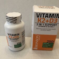 Bronson Vitamin K2 (MK7) with D3 Supplement 5000 IU Vitamin D3 & 90 mcg 250 Ct