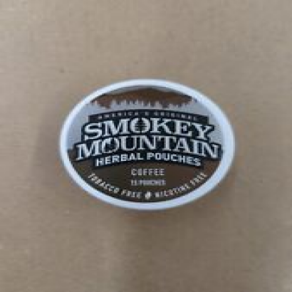SMOKEY MOUNTAIN HERBAL POUCHES - COFFEE - TABACCO & NICOTINE FREE - 15 POUCHES