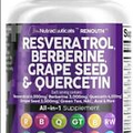 Resveratrol 6000Mg Berberine 3000Mg Grape Seed Extract 3000Mg Quercetin 4000Mg G