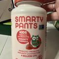 SmartyPants Unisex Kids Prebiotic& Probiotic Immunity Strawberry Creme 45ct 6/25