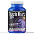Rock Hard Testosterone Booster Support for Men Strength Stamina Energy 60 Tablet