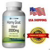 Horny Goat Weed-Energy and Stamina 1500mg Premium Quality 120 Capsules Free Ship