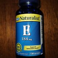 Rexall Naturalist Vitamin E 184 mg Sealed 130 Softgels
