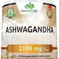 Organic Ashwagandha 2,100 mg - 100 Vegan Capsules Pure Ashwagandha