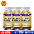 Vitamin B Complex Supplement 8 Super B Vits 120 Capsules with Choline,Inositol