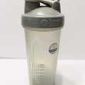 BlenderBottle Classic Shaker Bottle, 28oz - Gray Lid With Hook Loop Preowned