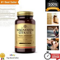 Non GMO Magnesium Citrate Tablets - Supports Nerve & Muscle Function - 120 Count