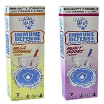 Water Magic Immune Defense Immunity Formula (Zinc & Vitamin C) Flavor Straws