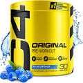 C4 Original Pre Workout Powder ICY Blue Razz - Vitamin C for Immune Support - Su