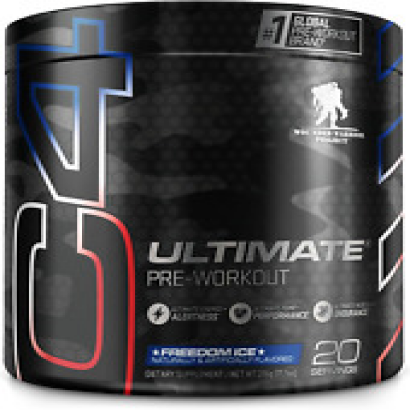 C4 Ultimate X Wounded Warrior Project Pre Workout Powder Freedom Ice - Sugar Fre