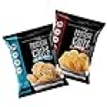 Protein Chips, 14g Protein, 3g-4g Net Carbs, Gluten Free, Keto Snacks, Low Carb Snacks, Protein Crisps, Keto-Friendly, Made in USA (Barbecue & Sea Salt Vinegar, Trial Pack)
