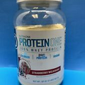 NUTRAONE ProteinOne 100% Whey Protein Strawberry Milkshake. 32oz 2 Lbs Exp 09/25