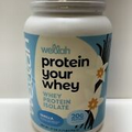 Wellah Your Whey (30 Servings, Vanilla) - Whey Protein Isolate Protein Exp 12/26